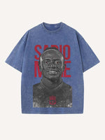 Sadio Mané Print Round Neck T-shirt
