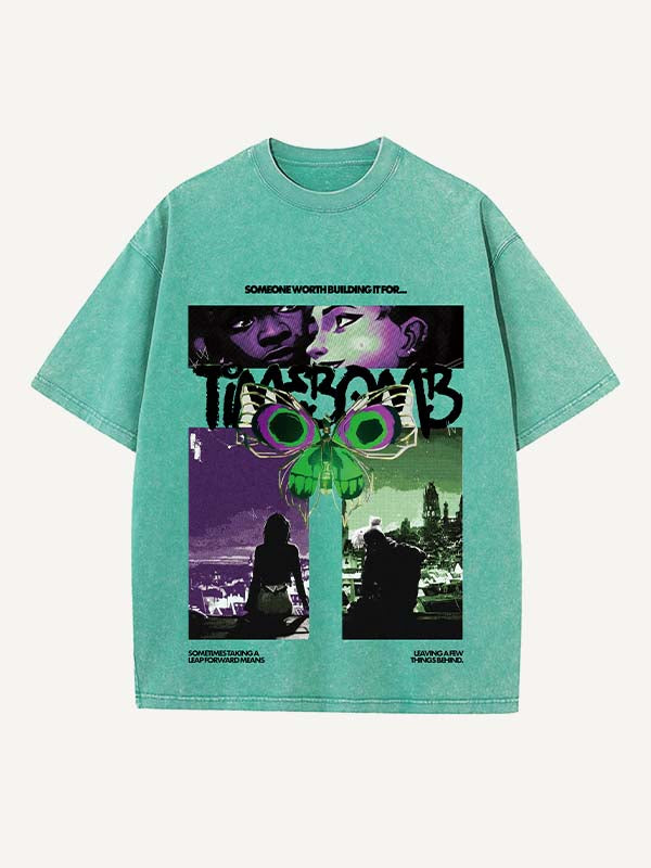 Arcane Print Round Neck T-shirt