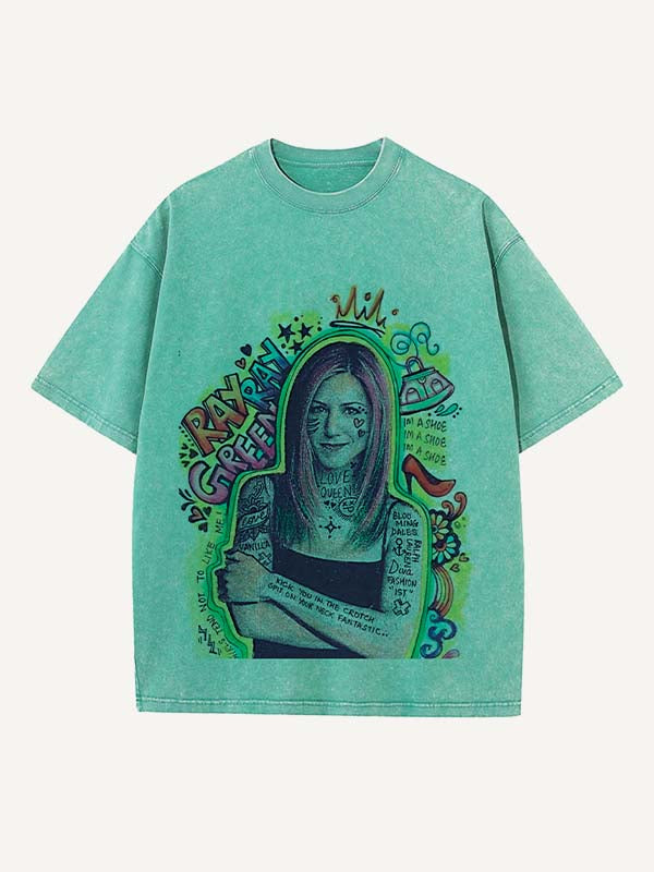 Friends Print Round Neck T-shirt