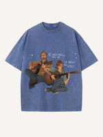 The Last of Us Print Round Neck T-shirt