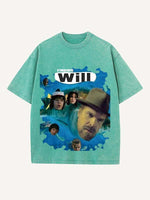 Stranger Things Print Round Neck T-shirt