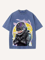 Lewis Hamilton Print Round Neck T-shirt