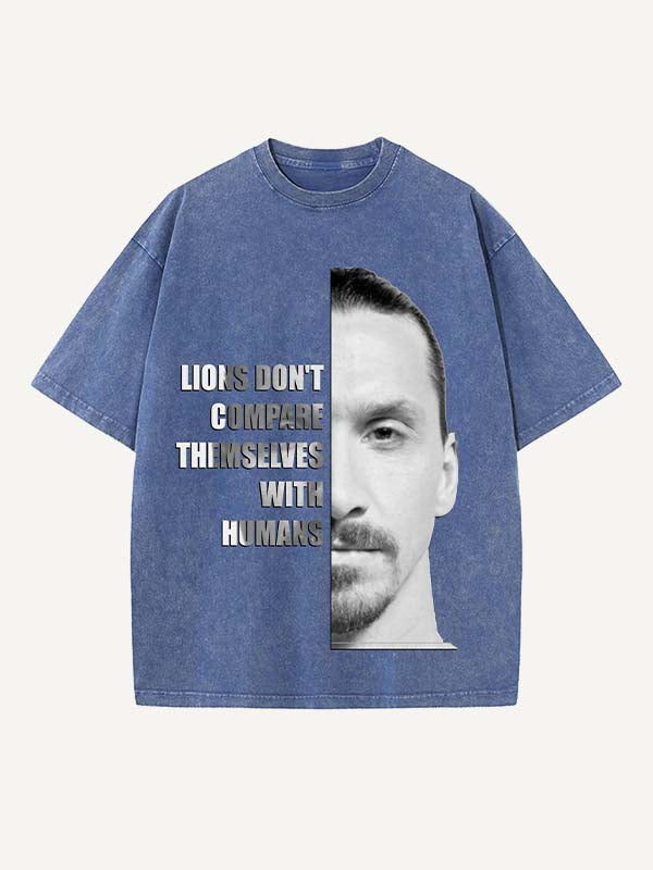 Zlatan Ibrahimović Print Round Neck T-shirt