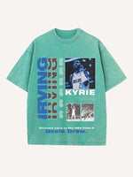 Kyrie Irving Print Round Neck T-shirt