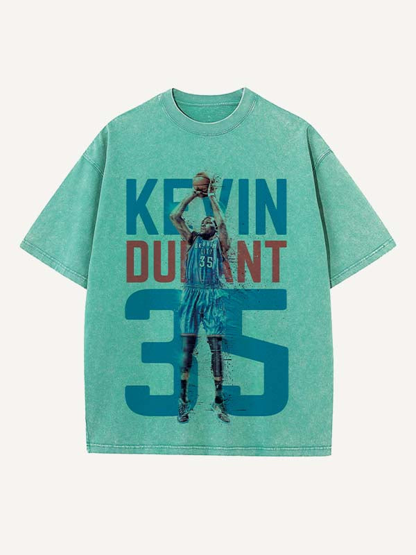 Kevin Durant Print Round Neck T-shirt