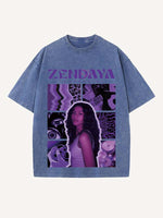 Euphoria Print Round Neck T-shirt
