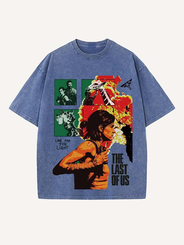 The Last of Us Print Round Neck T-shirt