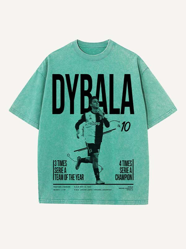 Paulo Dybala Print Round Neck T-shirt