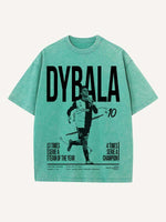 Paulo Dybala Print Round Neck T-shirt