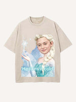 Stranger Things Print Round Neck T-shirt