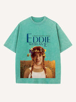 Stranger Things Print Round Neck T-shirt