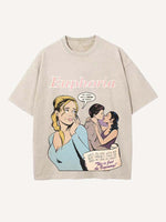 Euphoria Print Round Neck T-shirt