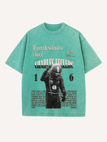 Charles Leclerc Print Round Neck T-shirt
