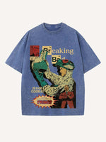Breaking Bad Print Round Neck T-shirt