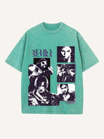 Arcane Print Round Neck T-shirt