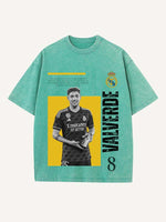 Federico Valverde Print Round Neck T-shirt