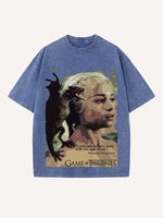Game of Thrones Print Round Neck T-shirt