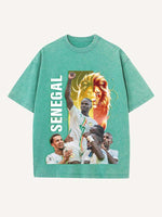 Sadio Mané Print Round Neck T-shirt
