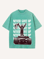 Sergio Perez Print Round Neck T-shirt