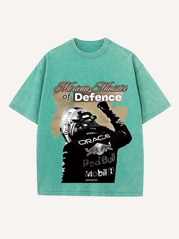 Sergio Perez Print Round Neck T-shirt