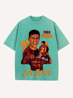Paulo Dybala Print Round Neck T-shirt