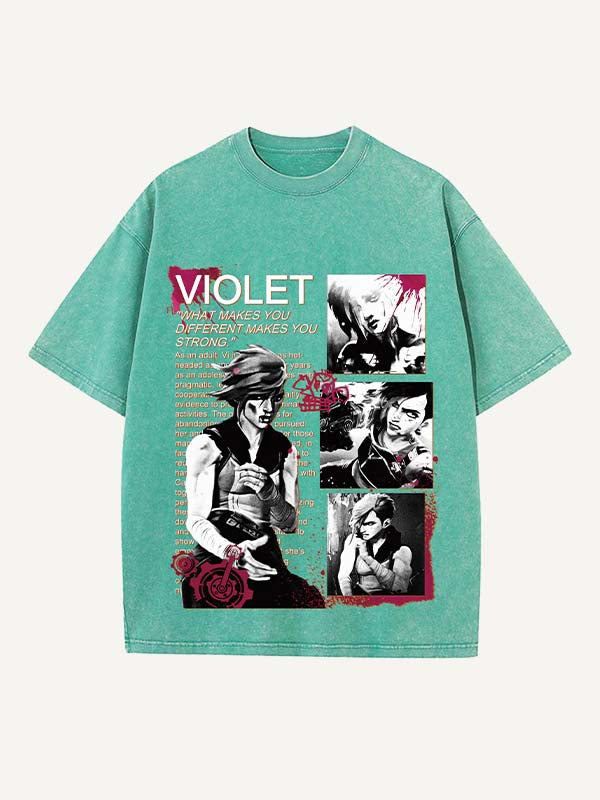 Arcane Print Round Neck T-shirt
