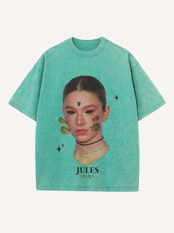 Euphoria Print Round Neck T-shirt