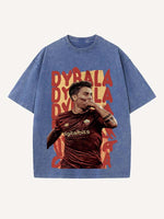 Paulo Dybala Print Round Neck T-shirt
