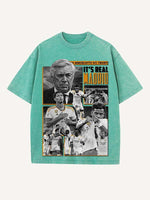 Real Madrid Print Round Neck T-shirt