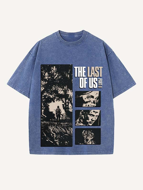 The Last of Us Print Round Neck T-shirt