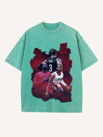 Chris Paul Print Round Neck T-shirt