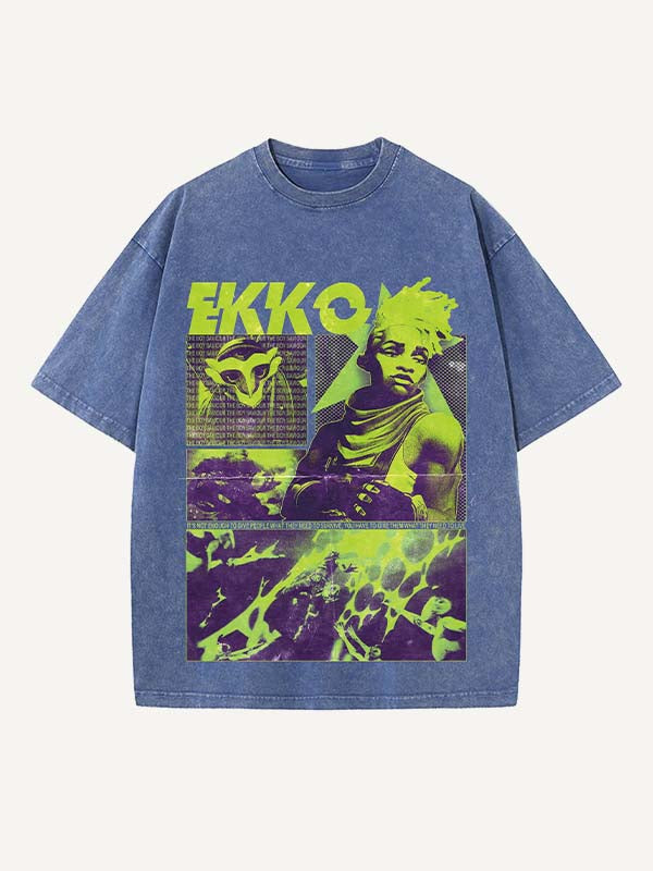 Arcane Print Round Neck T-shirt