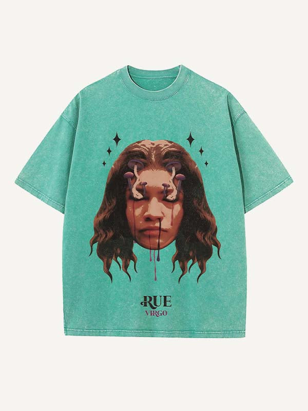 Euphoria Print Round Neck T-shirt