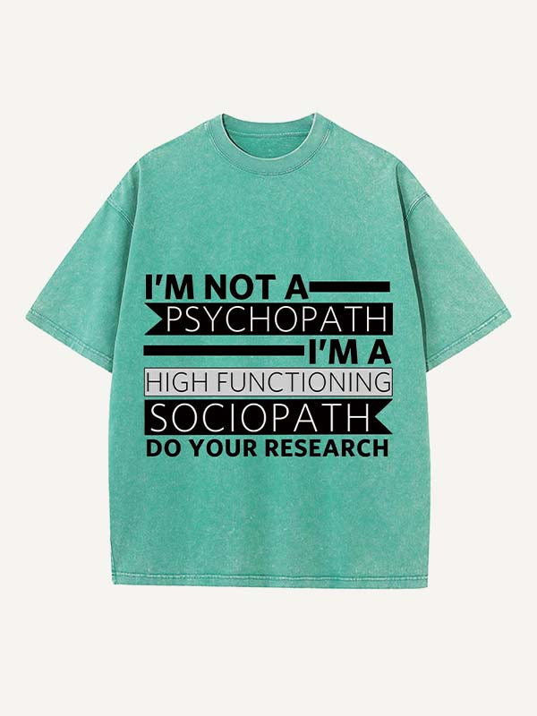Sherlock Print Round Neck T-shirt