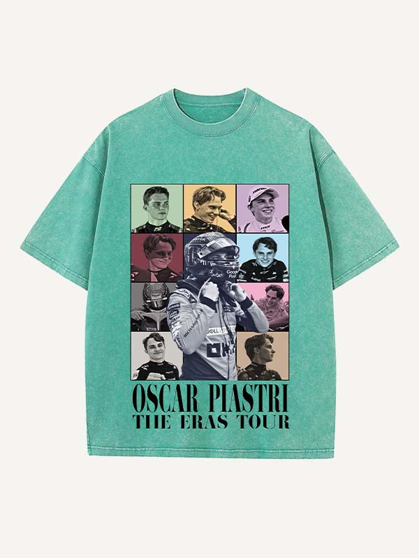 Oscar Piastri Print Round Neck T-shirt