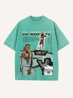 Ja Morant Print Round Neck T-shirt