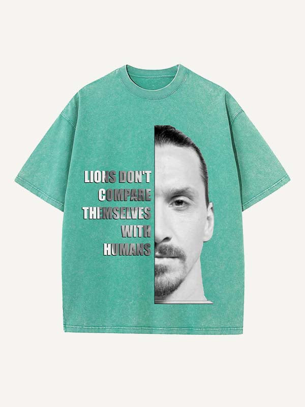 Zlatan Ibrahimović Print Round Neck T-shirt