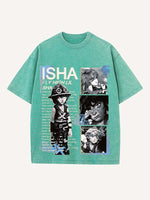 Arcane Print Round Neck T-shirt