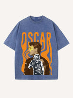 Oscar Piastri Print Round Neck T-shirt