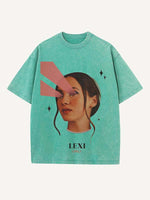 Euphoria Print Round Neck T-shirt