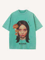 Euphoria Print Round Neck T-shirt