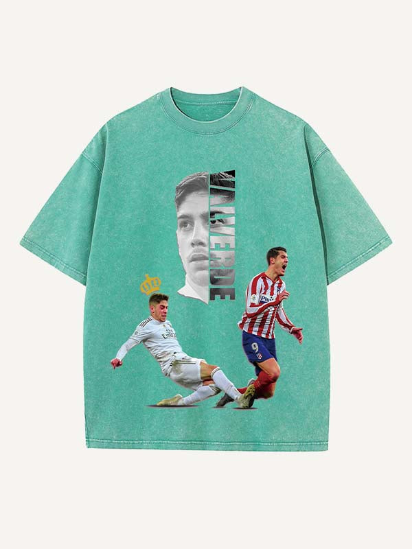 Federico Valverde Print Round Neck T-shirt