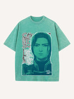 Arcane Print Round Neck T-shirt