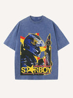 Max Verstappen Print Round Neck T-shirt