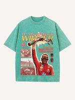 Carlos Sainz Print Round Neck T-shirt
