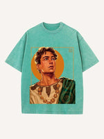 George Russell Print Round Neck T-shirt