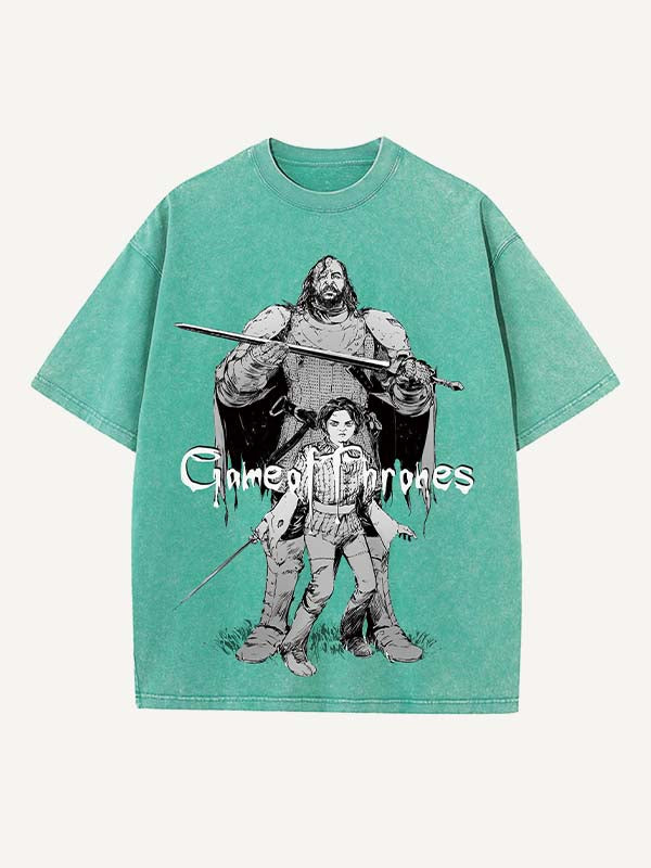 Game of Thrones Print Round Neck T-shirt