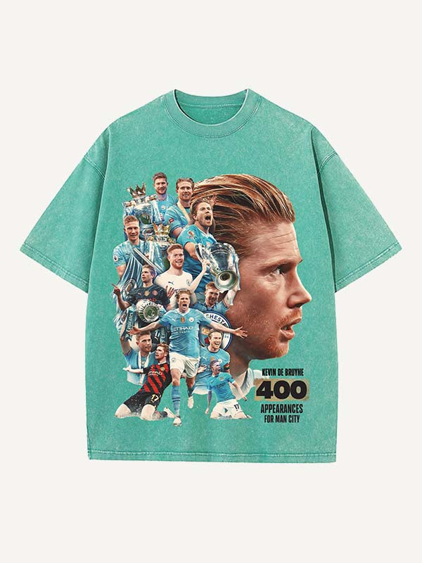 Kevin De Bruyne Print Round Neck T-shirt