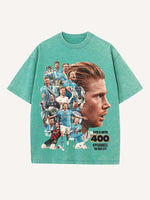 Kevin De Bruyne Print Round Neck T-shirt