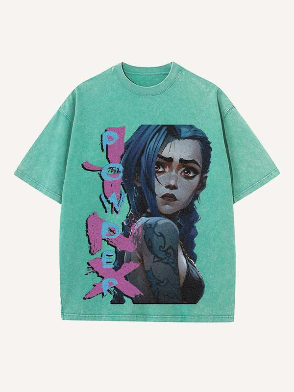 Arcane Print Round Neck T-shirt